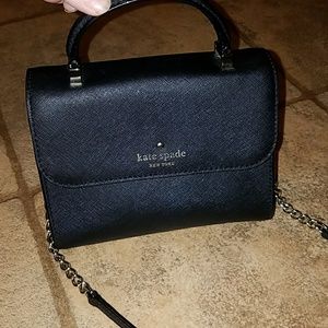 kate spade black mini shoulder satchel